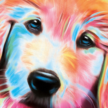 Darstellung des Puzzle Motivs Sweet Pup 1000 Puzzle 3D Modell