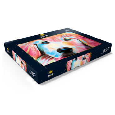 Darstellung des Puzzle Motivs Sweet Pup 200 Puzzle Schachtel Ansicht1
