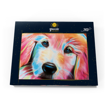 Darstellung des Puzzle Motivs Sweet Pup 200 Puzzle Schachtel Ansicht3