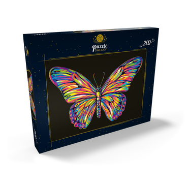 Darstellung des Puzzle Motivs Colorful Butterfly 200 Puzzle Schachtel Ansicht2