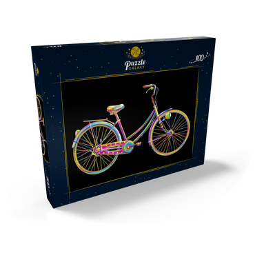 Darstellung des Puzzle Motivs Fun Bike 100 Puzzle Schachtel Ansicht2