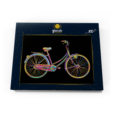 Darstellung des Puzzle Motivs Fun Bike 100 Puzzle Schachtel Ansicht3