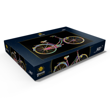 Darstellung des Puzzle Motivs Fun Bike 500 Puzzle Schachtel Ansicht1