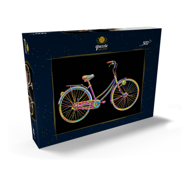 Darstellung des Puzzle Motivs Fun Bike 500 Puzzle Schachtel Ansicht2
