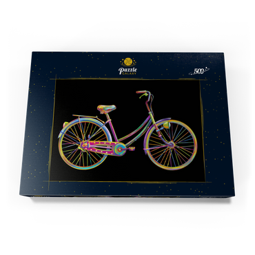 Darstellung des Puzzle Motivs Fun Bike 500 Puzzle Schachtel Ansicht3