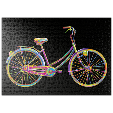 Darstellung des Puzzle Motivs puzzleplate Fun Bike 500 Puzzle