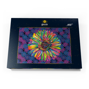 Darstellung des Puzzle Motivs Gerber Daisy 1000 Puzzle Schachtel Ansicht3