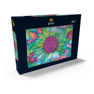 Darstellung des Puzzle Motivs Sunflower 1000 Puzzle Schachtel Ansicht2