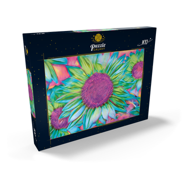 Darstellung des Puzzle Motivs Sunflower 100 Puzzle Schachtel Ansicht2