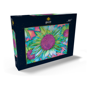 Darstellung des Puzzle Motivs Sunflower 500 Puzzle Schachtel Ansicht2
