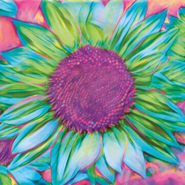 Darstellung des Puzzle Motivs Sunflower 500 Puzzle 3D Modell