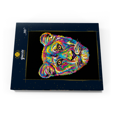 Darstellung des Puzzle Motivs Lioness 200 Puzzle Schachtel Ansicht3