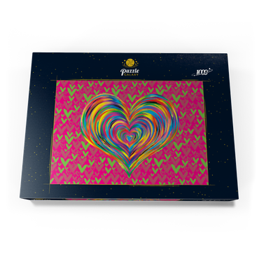 Darstellung des Puzzle Motivs Heart Love 1000 Puzzle Schachtel Ansicht3