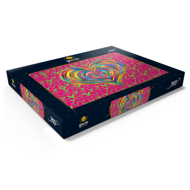 Darstellung des Puzzle Motivs Heart Love 200 Puzzle Schachtel Ansicht1