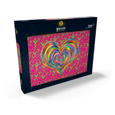 Darstellung des Puzzle Motivs Heart Love 200 Puzzle Schachtel Ansicht2