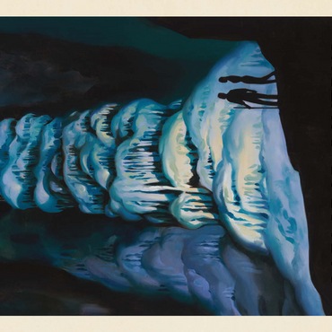 Darstellung des Puzzle Motivs Carlsbad Caverns National Park: Big Room, Vintage Poster 200 Puzzle 3D Modell