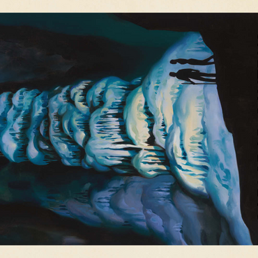 Darstellung des Puzzle Motivs Carlsbad Caverns National Park: Big Room, Vintage Poster 500 Puzzle 3D Modell