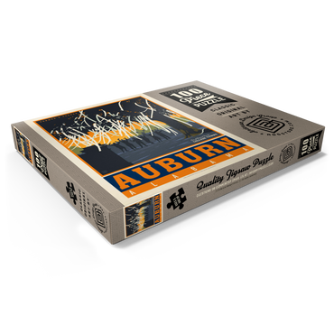Darstellung des Puzzle Motivs American College Towns: Auburn, Alabama, Vintage Poster 100 Puzzle Schachtel Ansicht1