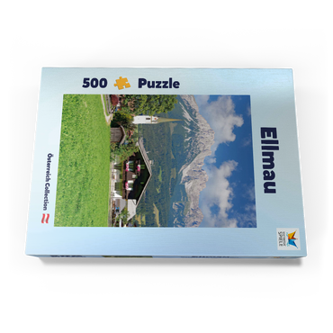 Darstellung des Puzzle Motivs Ellmau am Wilden Kaiser in Tirol, Österreich 500 Puzzle Schachtel Ansicht3