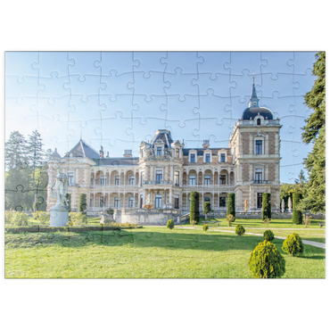 Darstellung des Puzzle Motivs puzzleplate Hermesvilla in Wien, Österreich 100 Puzzle