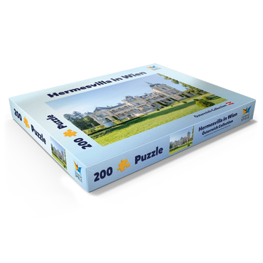 Darstellung des Puzzle Motivs Hermesvilla in Wien, Österreich 200 Puzzle Schachtel Ansicht1