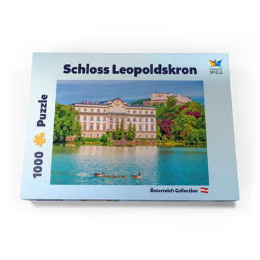 Darstellung des Puzzle Motivs Schloss Leopoldskron bei Salzburg, Österreich 1000 Puzzle Schachtel Ansicht3