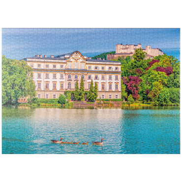 Darstellung des Puzzle Motivs puzzleplate Schloss Leopoldskron bei Salzburg, Österreich 1000 Puzzle
