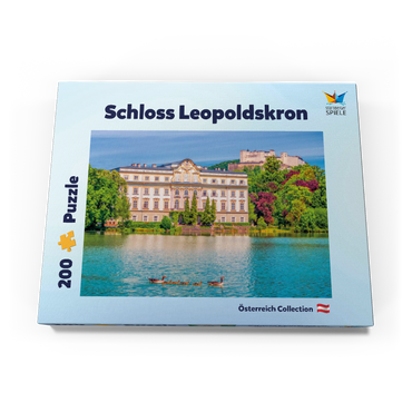 Darstellung des Puzzle Motivs Schloss Leopoldskron bei Salzburg, Österreich 200 Puzzle Schachtel Ansicht3
