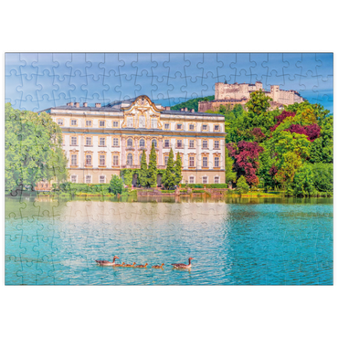 Darstellung des Puzzle Motivs puzzleplate Schloss Leopoldskron bei Salzburg, Österreich 200 Puzzle