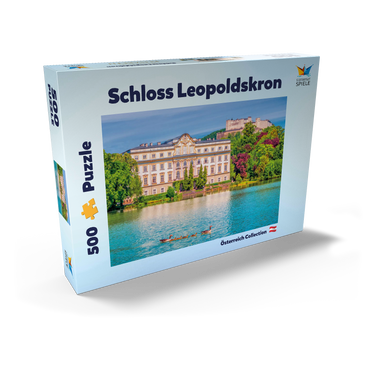 Darstellung des Puzzle Motivs Schloss Leopoldskron bei Salzburg, Österreich 500 Puzzle Schachtel Ansicht2