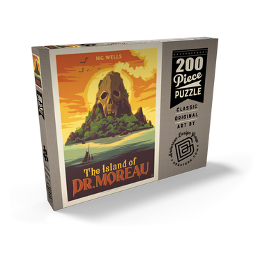 Darstellung des Puzzle Motivs The Island Of Dr. Moreau: H.G. Wells 200 Puzzle Schachtel Ansicht2