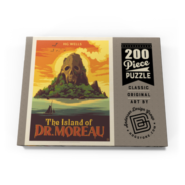 Darstellung des Puzzle Motivs The Island Of Dr. Moreau: H.G. Wells 200 Puzzle Schachtel Ansicht3