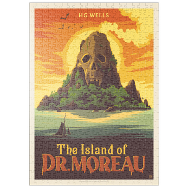 Darstellung des Puzzle Motivs puzzleplate The Island Of Dr. Moreau: H.G. Wells 500 Puzzle