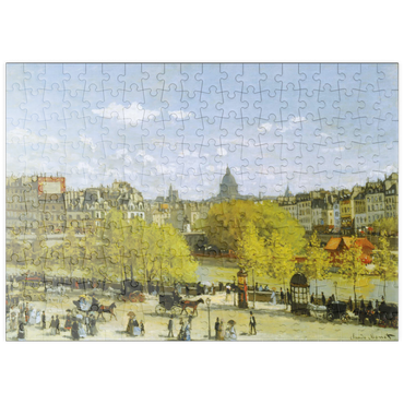 Darstellung des Puzzle Motivs puzzleplate Piatnik: Quai du Louvre, Paris 200 Puzzle