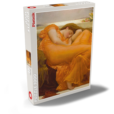 Darstellung des Puzzle Motivs Piatnik: Flaming June 1000 Puzzle Schachtel Ansicht2