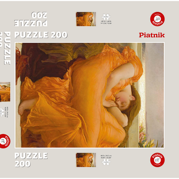 Darstellung des Puzzle Motivs Piatnik: Flaming June 200 Puzzle Schachtel 3D Modell