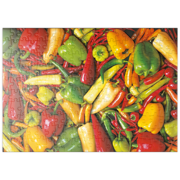 Darstellung des Puzzle Motivs puzzleplate Piatnik: Paprika 200 Puzzle