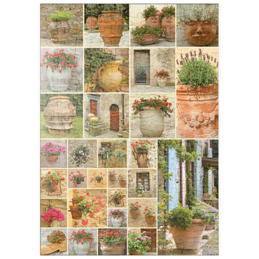 Darstellung des Puzzle Motivs puzzleplate Piatnik: Blumentöpfe 200 Puzzle
