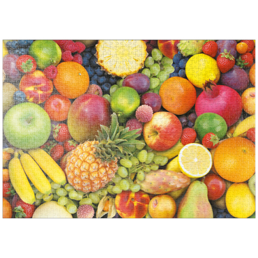 Darstellung des Puzzle Motivs puzzleplate Piatnik: Obst 1000 Puzzle