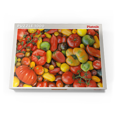 Darstellung des Puzzle Motivs Piatnik: Tomaten 1000 Puzzle Schachtel Ansicht3