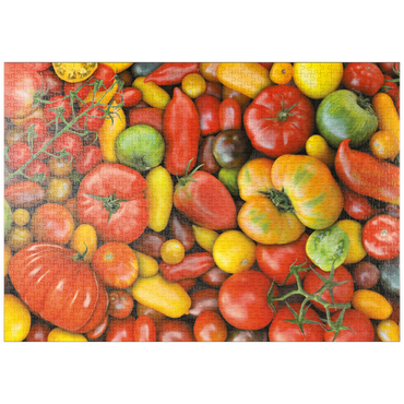 Darstellung des Puzzle Motivs puzzleplate Piatnik: Tomaten 1000 Puzzle