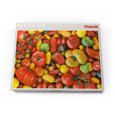 Darstellung des Puzzle Motivs Piatnik: Tomaten 100 Puzzle Schachtel Ansicht3