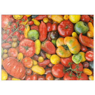 Darstellung des Puzzle Motivs puzzleplate Piatnik: Tomaten 200 Puzzle