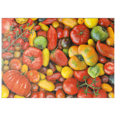 Darstellung des Puzzle Motivs puzzleplate Piatnik: Tomaten 500 Puzzle