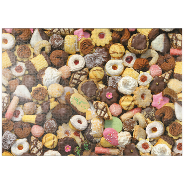 Darstellung des Puzzle Motivs puzzleplate Piatnik: Kekse 1000 Puzzle