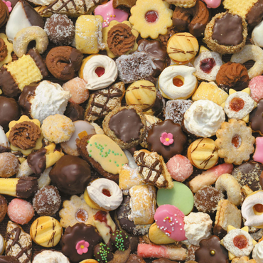 Darstellung des Puzzle Motivs Piatnik: Kekse 1000 Puzzle 3D Modell