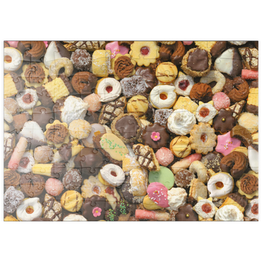 Darstellung des Puzzle Motivs puzzleplate Piatnik: Kekse 100 Puzzle