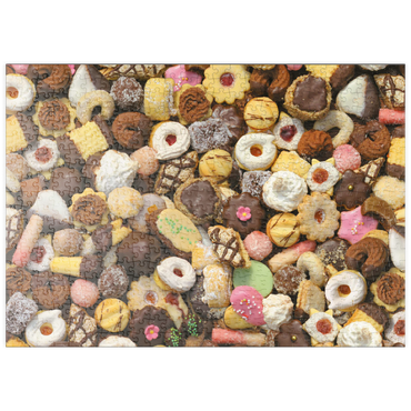 Darstellung des Puzzle Motivs puzzleplate Piatnik: Kekse 500 Puzzle