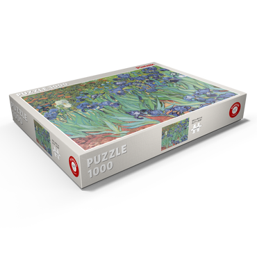 Darstellung des Puzzle Motivs Piatnik: Schwertlilien 1000 Puzzle Schachtel Ansicht1