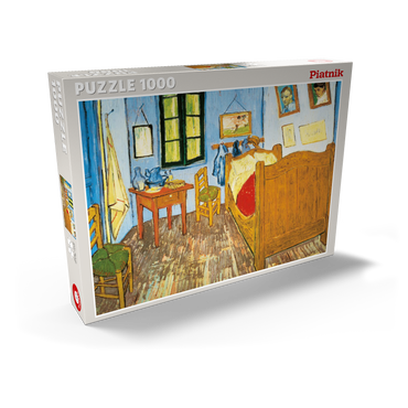 Darstellung des Puzzle Motivs Piatnik: Das Schlafzimmer in Arles 1000 Puzzle Schachtel Ansicht2